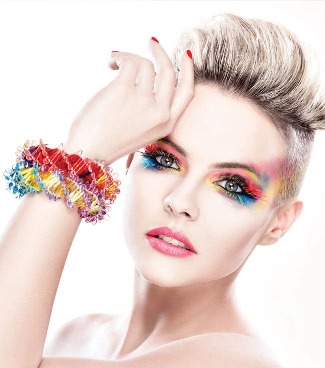 Kleurrijke Armband gemaakt met Preciosa beads